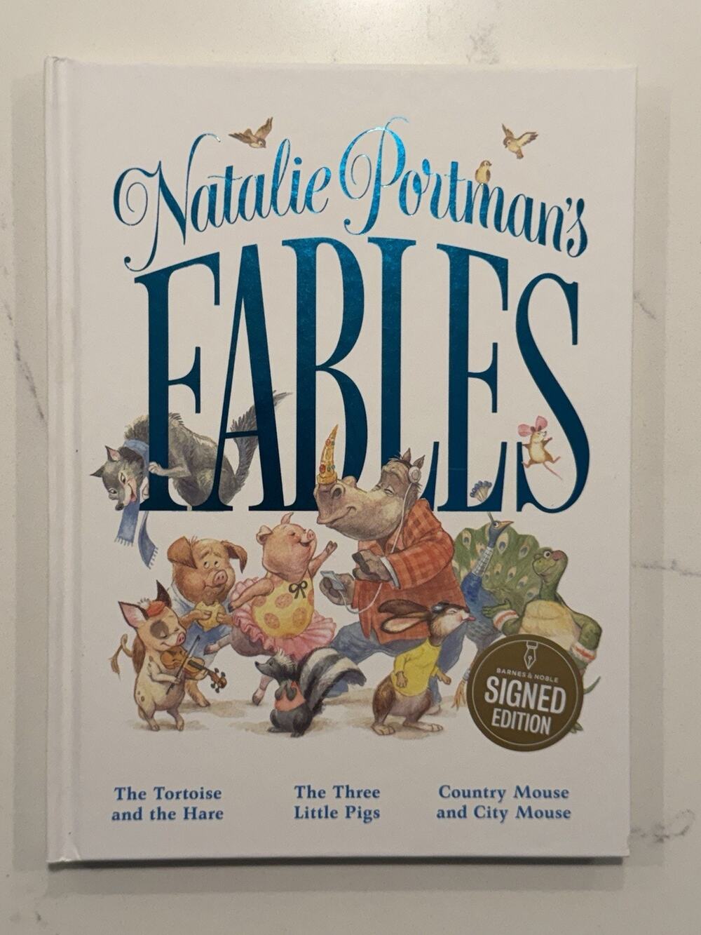 SIGNED Natalie Portman Autographed Bookplate - Natalie Portman's Fables #1